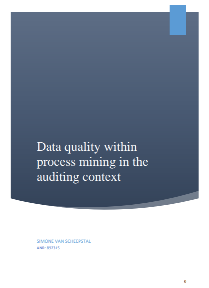 DATA QUALITY WITHIN PROCESS MINING IN THE AUDITING CONTEXT