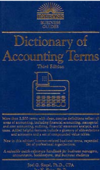 Dictionary of Accounting Terms